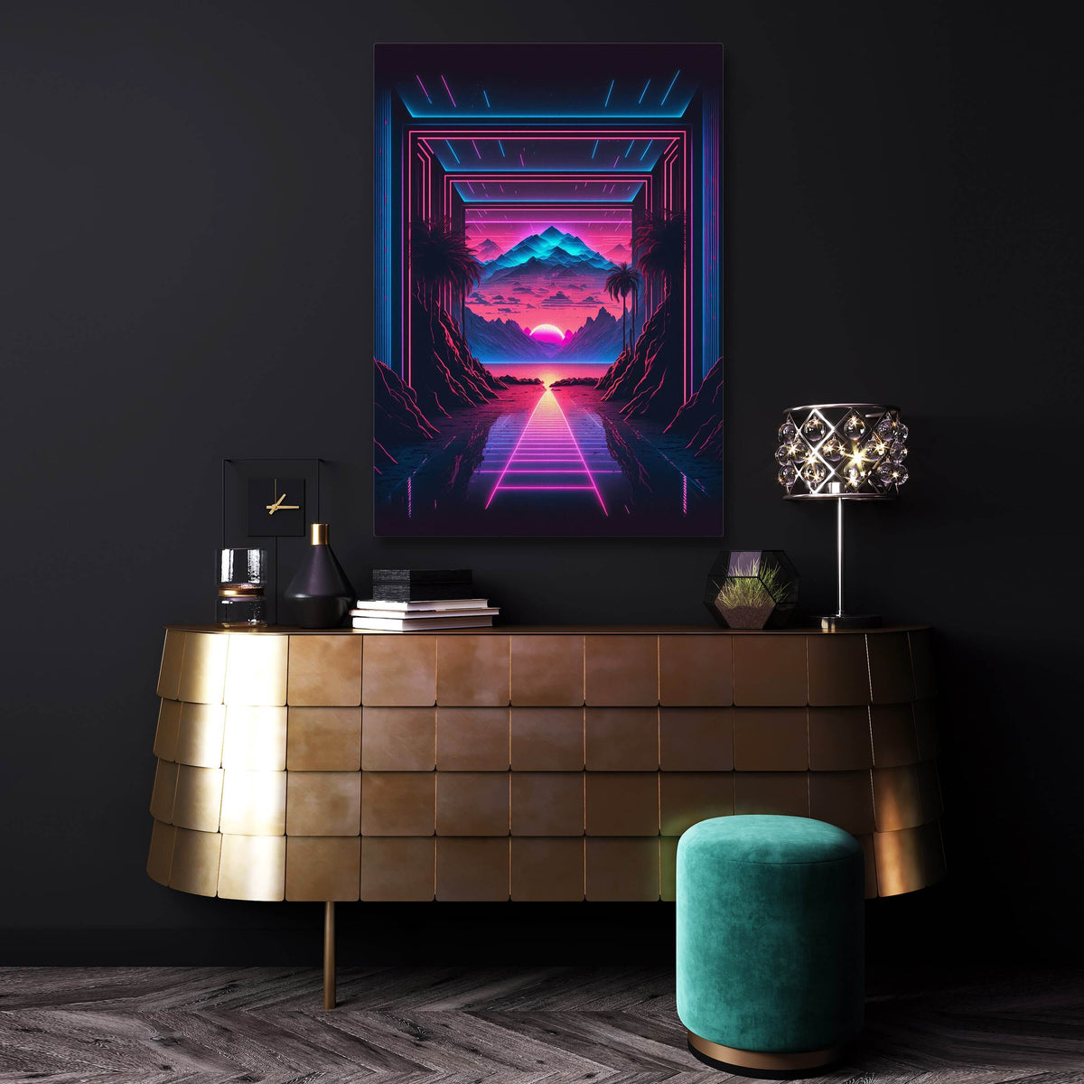 Tableau Retro Futuriste | TableauDecoModerne®