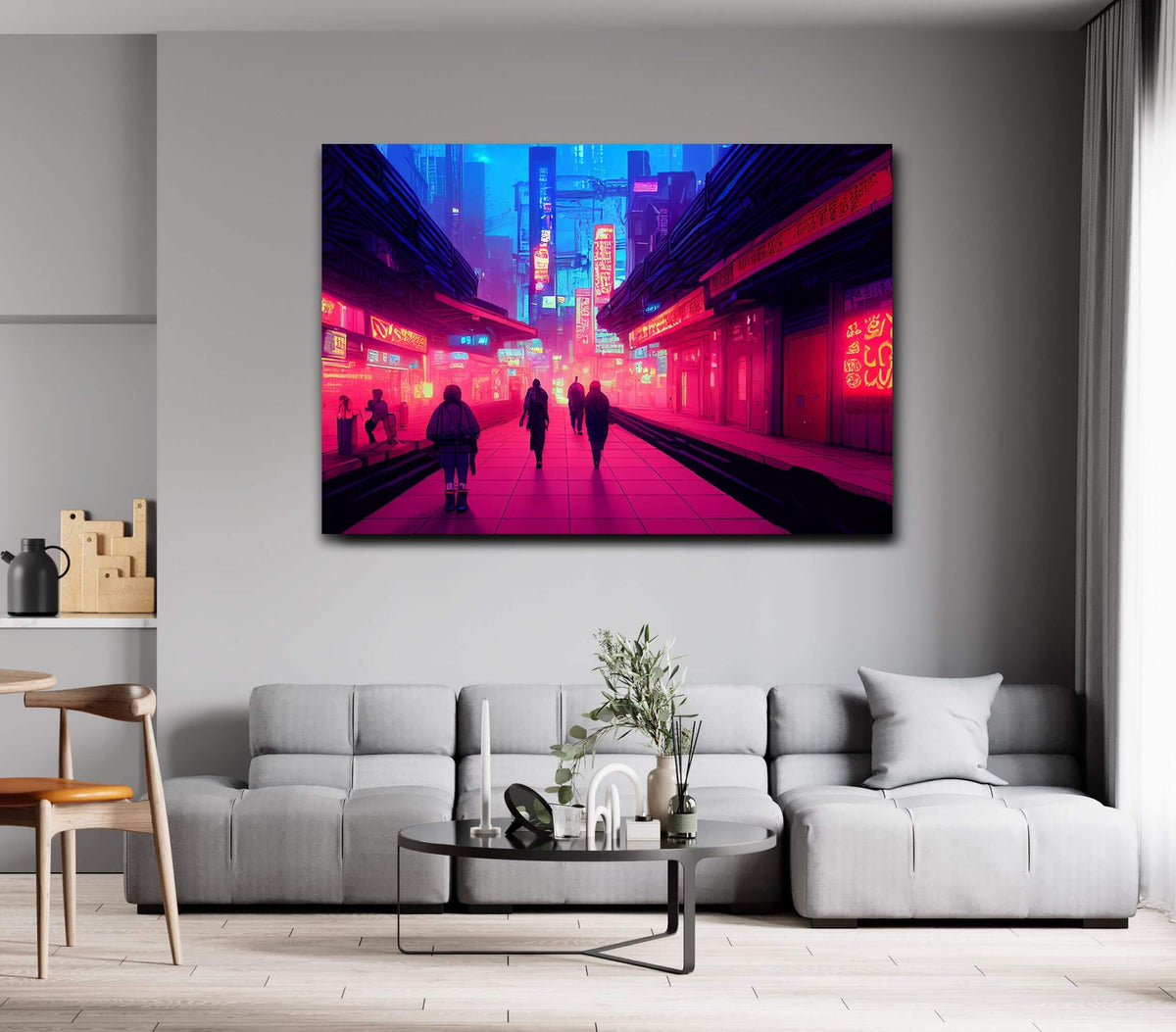 Tableau Futuriste Japon | TableauDecoModerne®