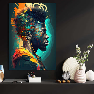 La thérapie par l'art : Utiliser un tableau africain pour la guérison et le bien-être