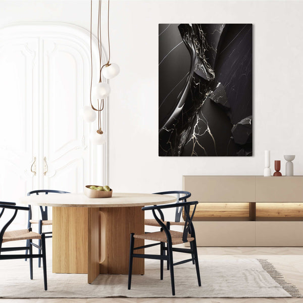 Tableau Abstrait Contemporain Noir | TableauDecoModerne®