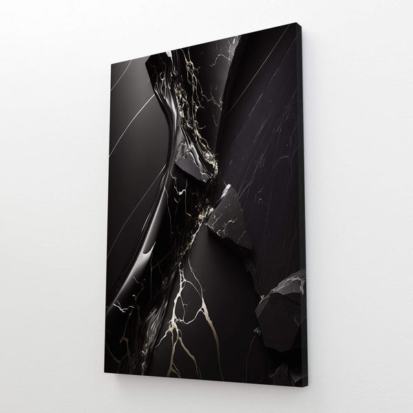 Tableau Abstrait Contemporain Noir | TableauDecoModerne®