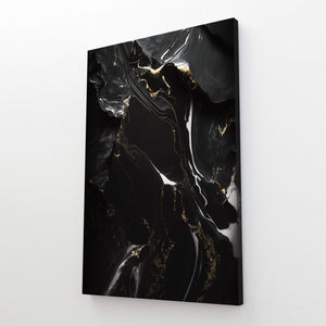 Tableau Abstrait Noir Contemporain | TableauDecoModerne®