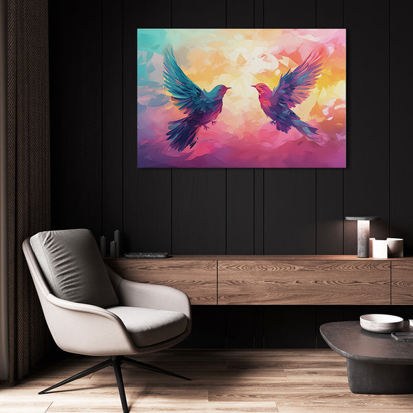 Tableau Abstrait Oiseau | TableauDecoModerne®