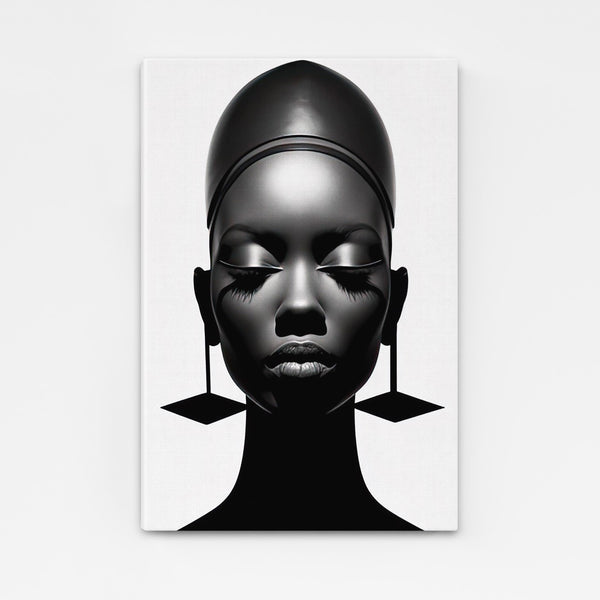 Tableau Africain Noir et Blanc | TableauDecoModerne®