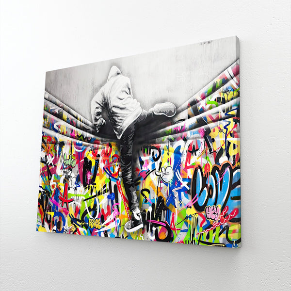 Tableau Banksy Rideau | TableauDecoModerne®