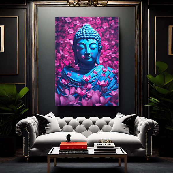 Tableau Bouddha Coloré main image 1