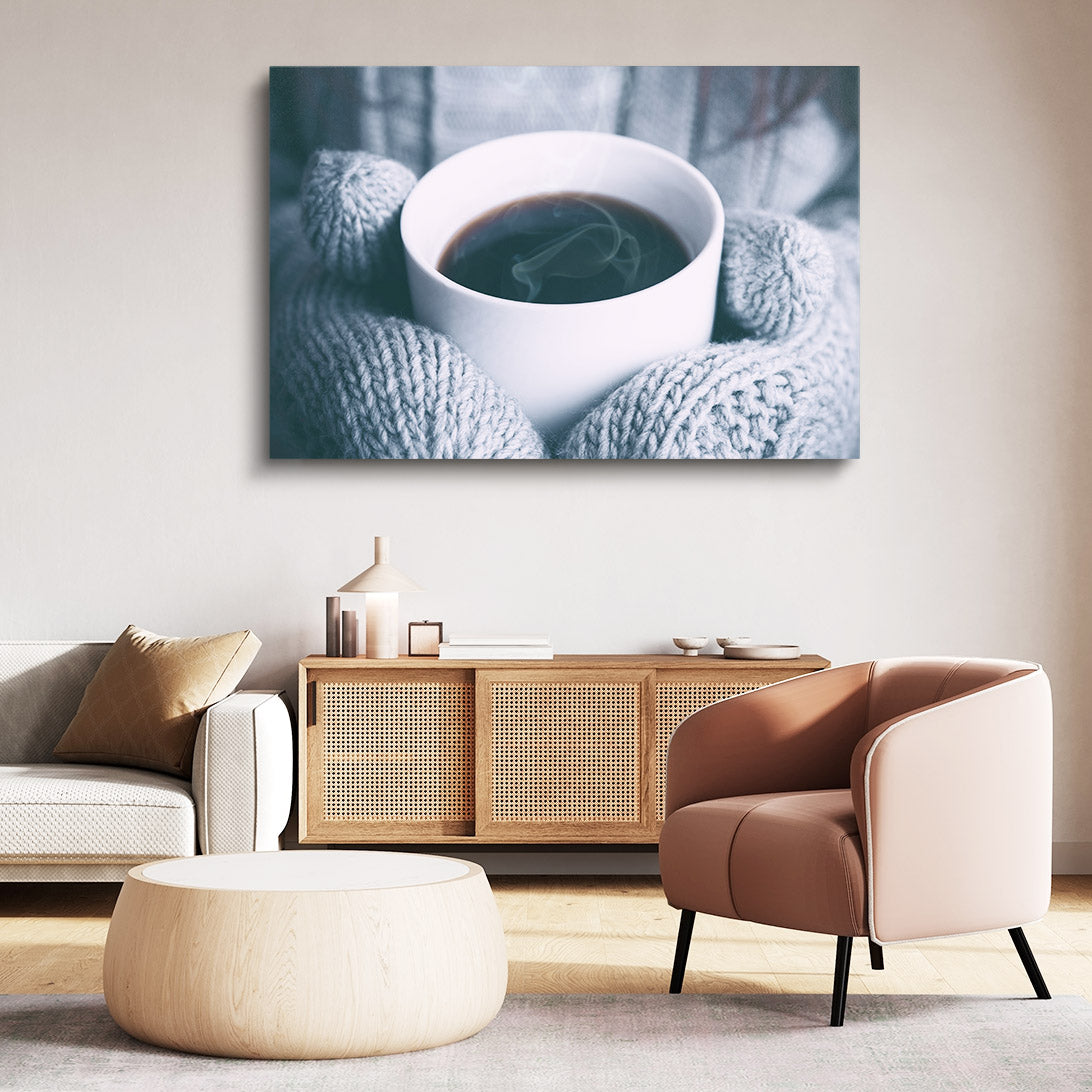 Tableau Café Hiver | TableauDecoModerne®