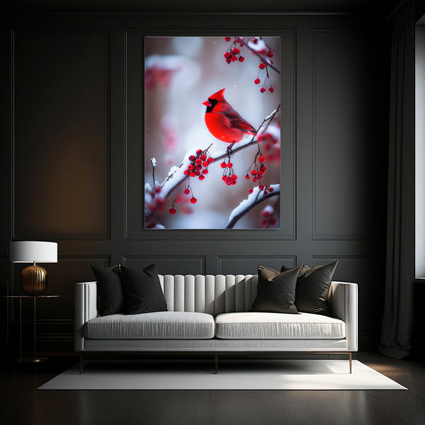 Tableau Cardinal Rouge | TableauDecoModerne®