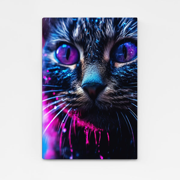 Purple Cat Painting