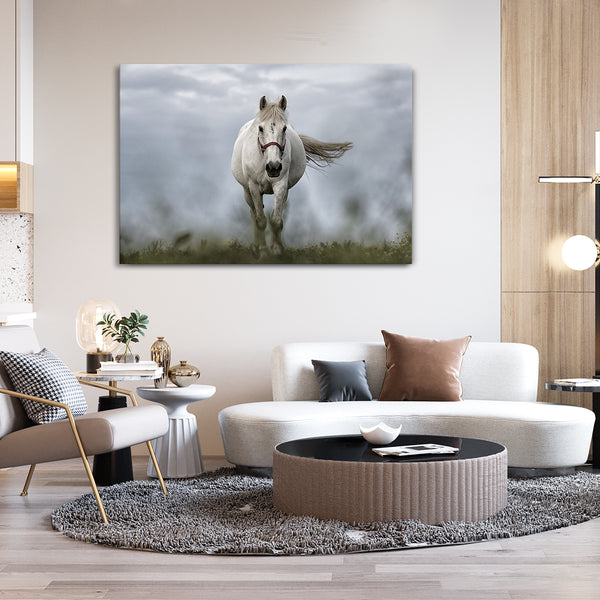 Tableau Cheval Blanc | TableauDecoModerne®