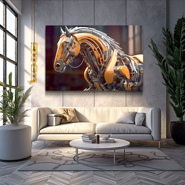 Tableau Cheval Métal | TableauDecoModerne®