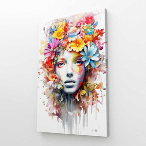 Tableau Coloré Visage | TableauDecoModerne®