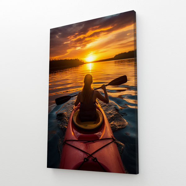 Tableau Coucher de Soleil Paddle | TableauDecoModerne®