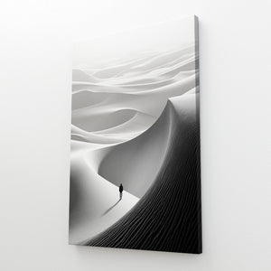 Tableau Desert Noir et Blanc | TableauDecoModerne®