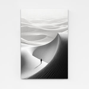 Tableau Desert Noir et Blanc | TableauDecoModerne®