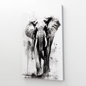 Tableau Elephant Noir et Blanc | TableauDecoModerne®