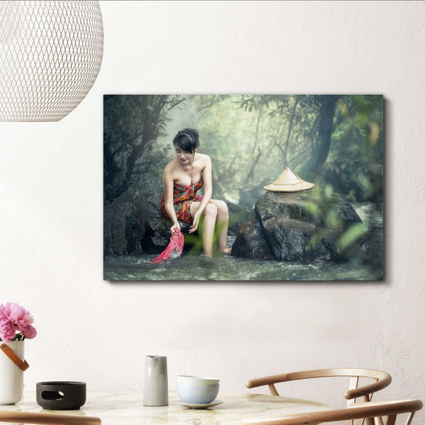Tableau Femme Chinoise | TableauDecoModerne®