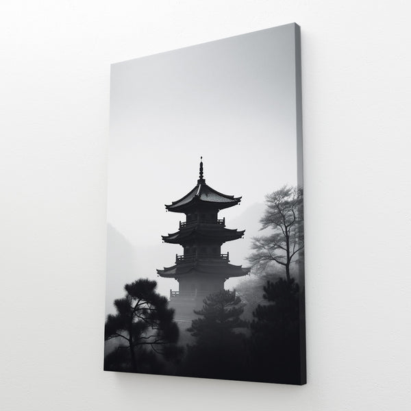 Tableau Japonais Noir et Blanc | TableauDecoModerne®