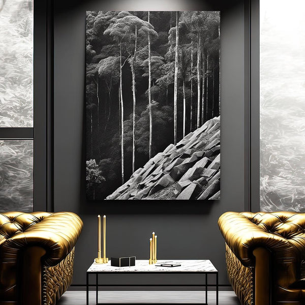 Tableau Nature Noir et Blanc | TableauDecoModerne®