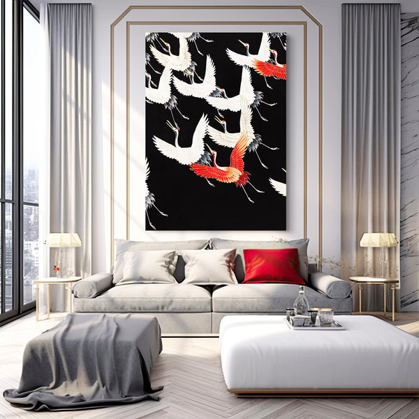 Tableau Noir Et Blanc Japonais  | TableauDecoModerne®