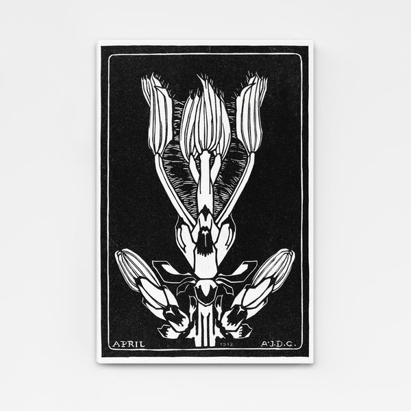 Tableau Noir et Blanc Abstrait | TableauDecoModerne®