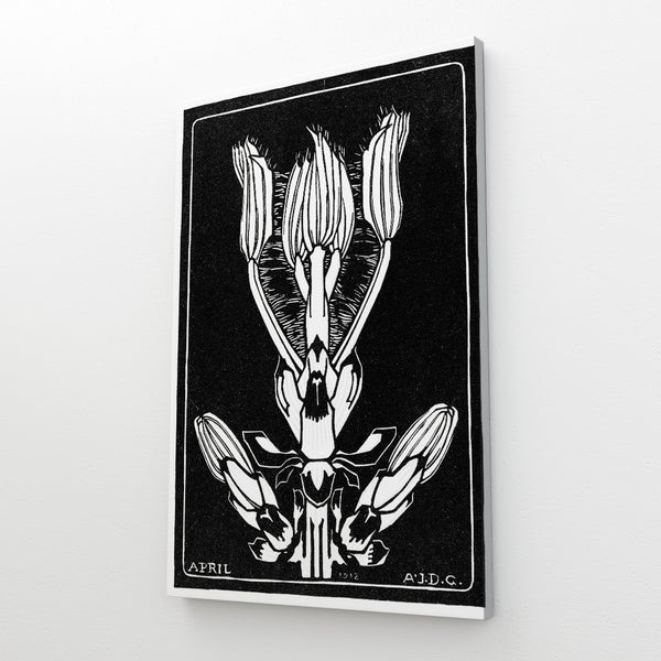 Tableau Noir et Blanc Abstrait | TableauDecoModerne®