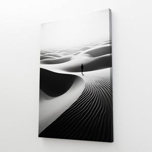 Tableau Noir et Blanc Desert | TableauDecoModerne®