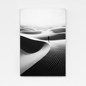 Tableau Noir et Blanc Desert | TableauDecoModerne®