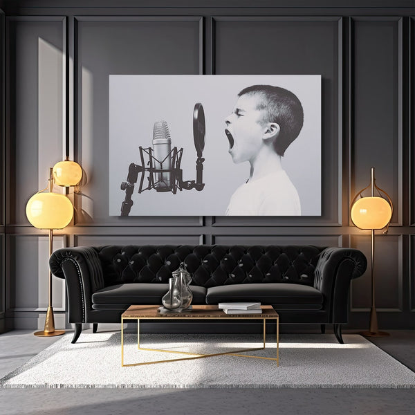 Tableau Noir et Blanc Enfant | TableauDecoModerne®