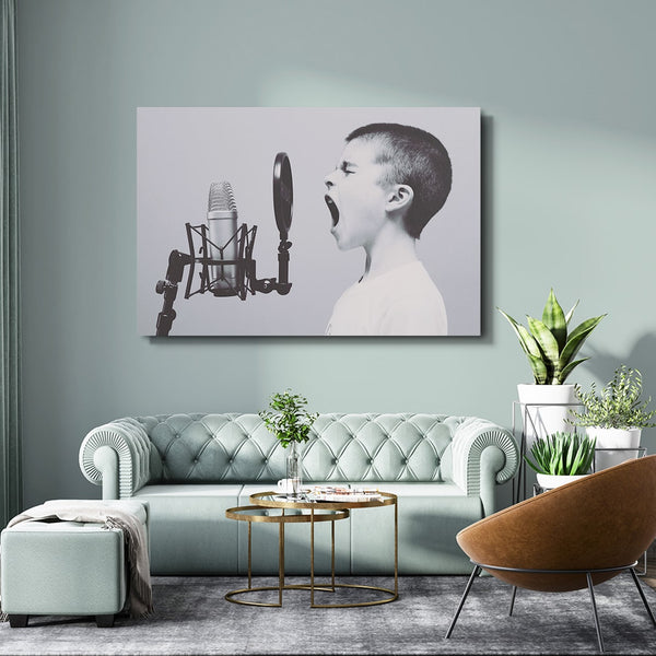 Tableau Noir et Blanc Enfant | TableauDecoModerne®