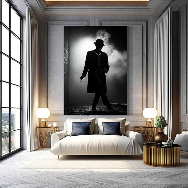 Tableau Noir et Blanc Homme | TableauDecoModerne®