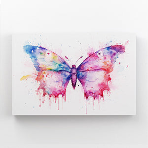 Tableau Arbre de Vie Papillons Colorés