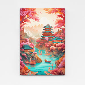 Tableau Paysage Japonais Manga | TableauDecoModerne®