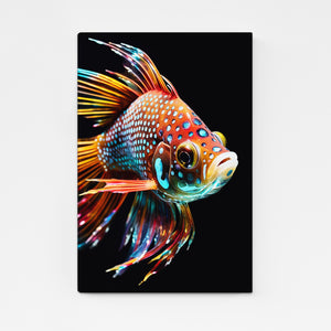 Tableau Poisson Coloré | TableauDecoModerne®