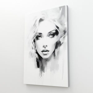 Tableau Portrait Noir et Blanc | TableauDecoModerne®