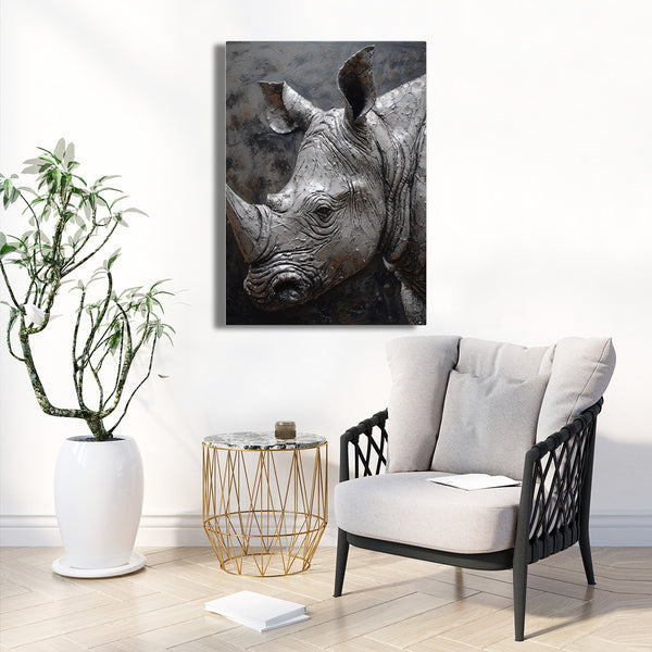 Tableau Rhinocéros Pop Art | TableauDecoModerne®