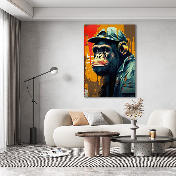 Tableau Singe Street Art | TableauDecoModerne®