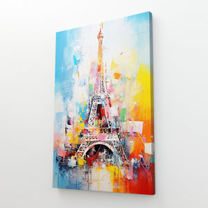 Tableau Tour Eiffel Coloré | TableauDecoModerne®