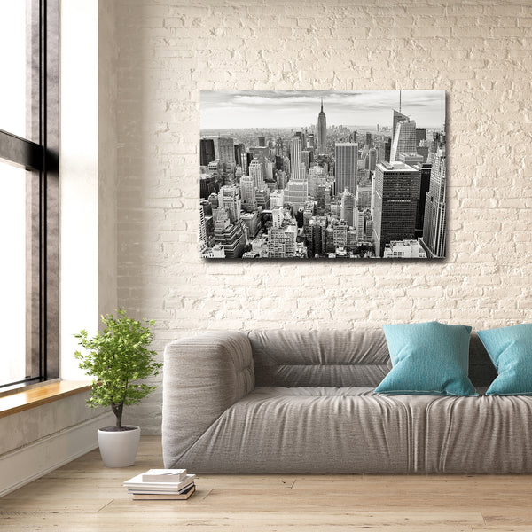 Tableau Ville Noir et Blanc | TableauDecoModerne®