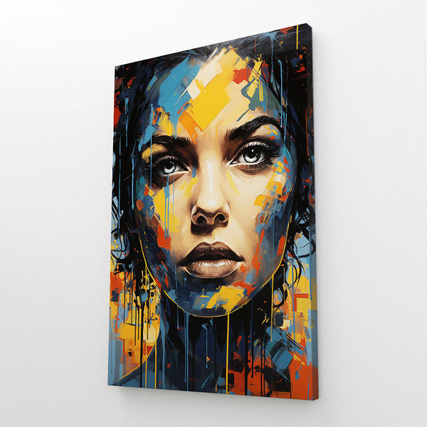 Tableau Visage Femme Moderne | TableauDecoModerne® 