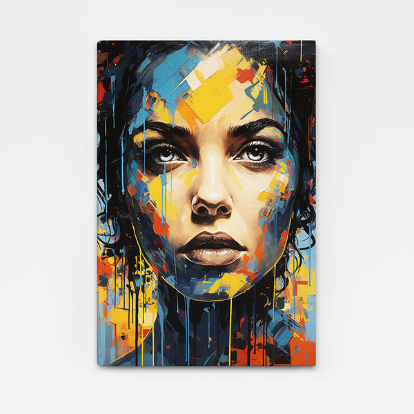 Tableau Visage Femme Moderne | TableauDecoModerne® 