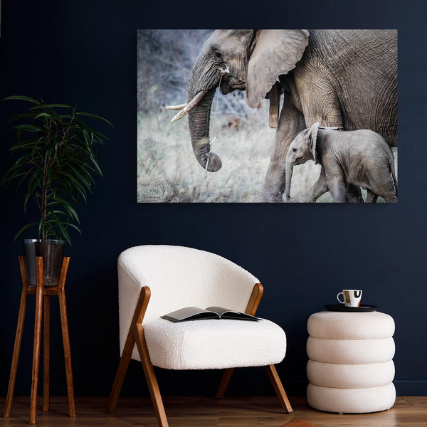 Tableau avec Elephants | TableauDecoModerne®