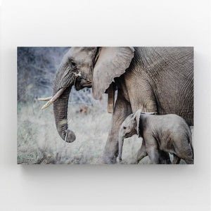 Tableau avec Elephants | TableauDecoModerne®