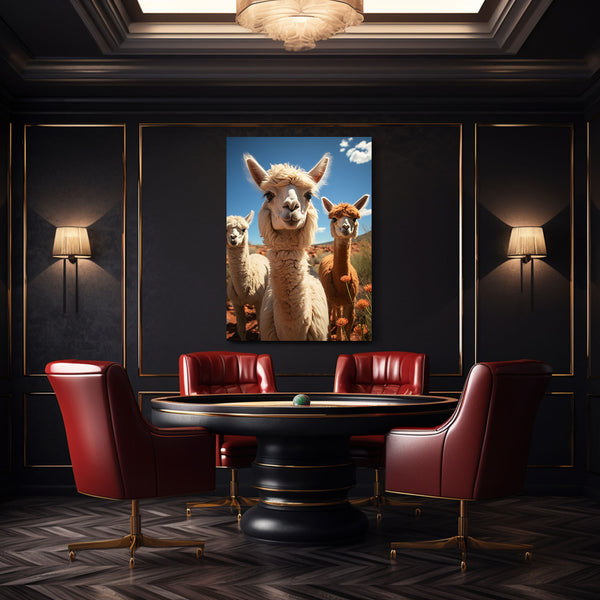 Tableau de Lamas | TableauDecoModerne®