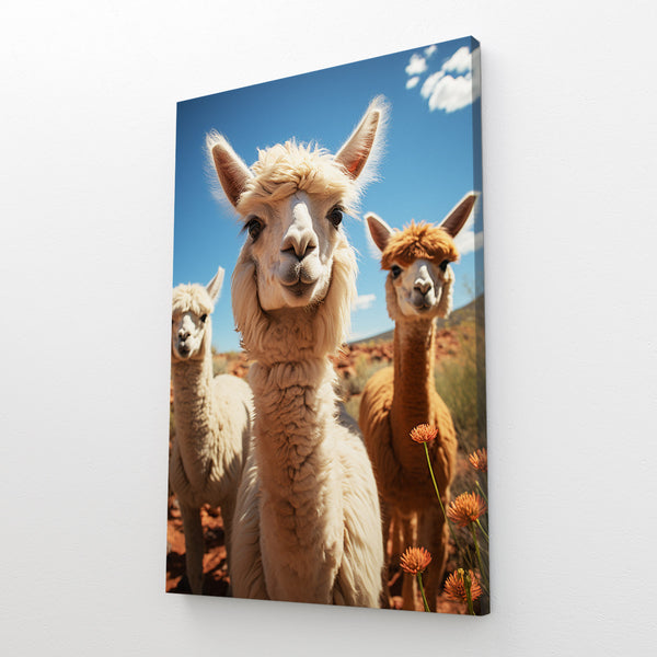 Tableau de Lamas | TableauDecoModerne®