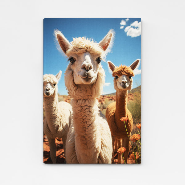 Tableau de Lamas | TableauDecoModerne®