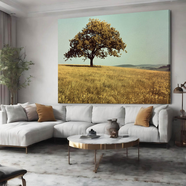 Arbre Doré Tableau Arbre | TableauDecoModerne®