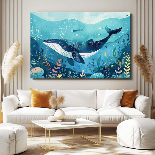 Baleine Océanique Tableau | TableauDecoModerne®