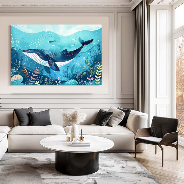 Baleine Océanique Tableau | TableauDecoModerne®