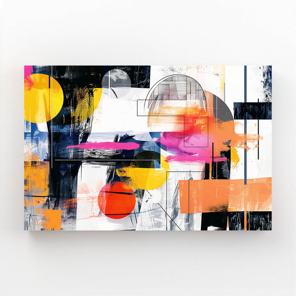 Cercle Vibrant Tableau Abstrait | TableauDecoModerne®